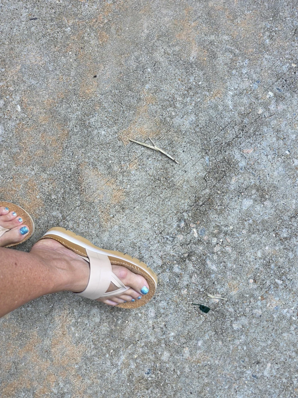 Reef Women’s Platform Cork Thong Sandals in Nude